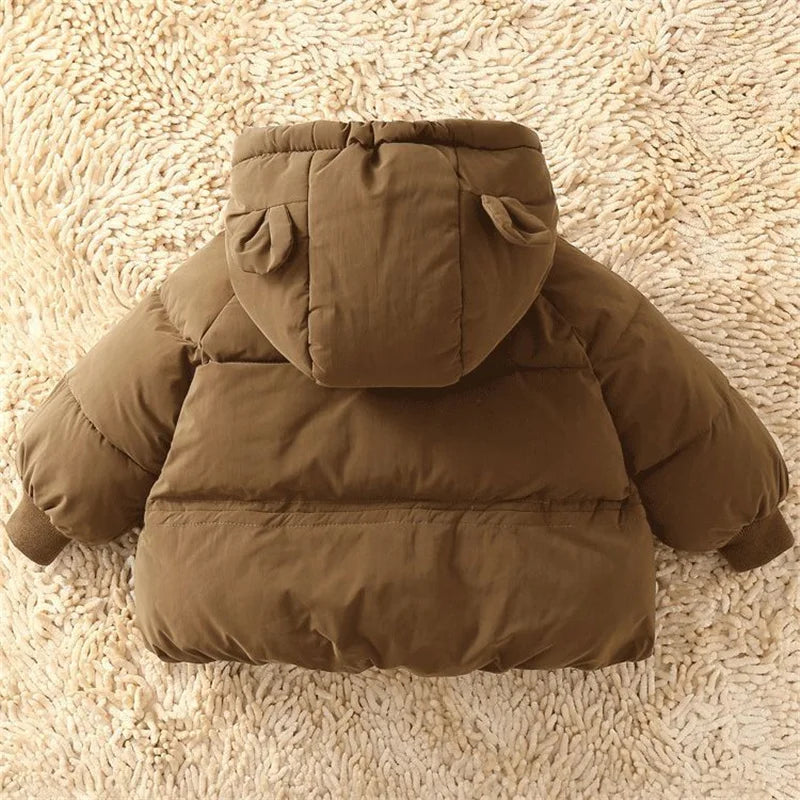 Kids Winter Down Jacket – Warm Hooded Parka for Boys & Girls
