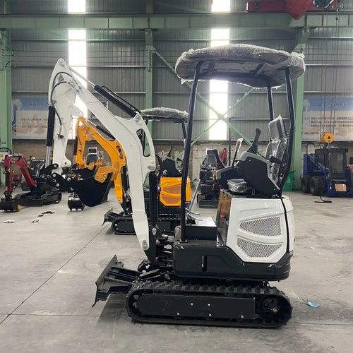 18 HP Mini Excavator with Custom Accessories for Farms