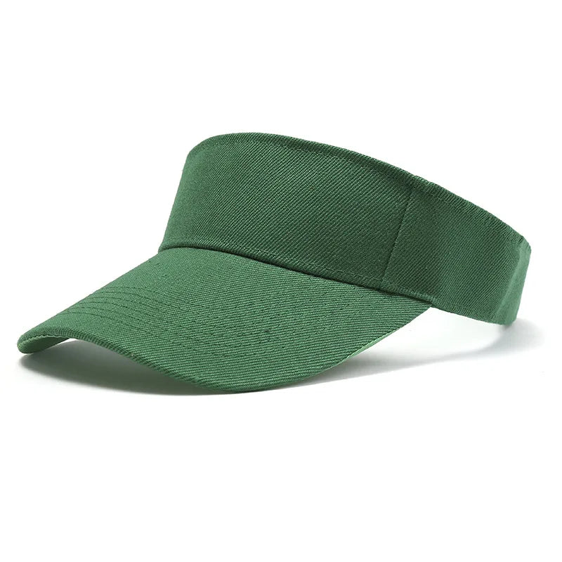 Unisex Outdoor Sports Hat | UV Protection Adjustable Visor Cap for Tennis Golf Running