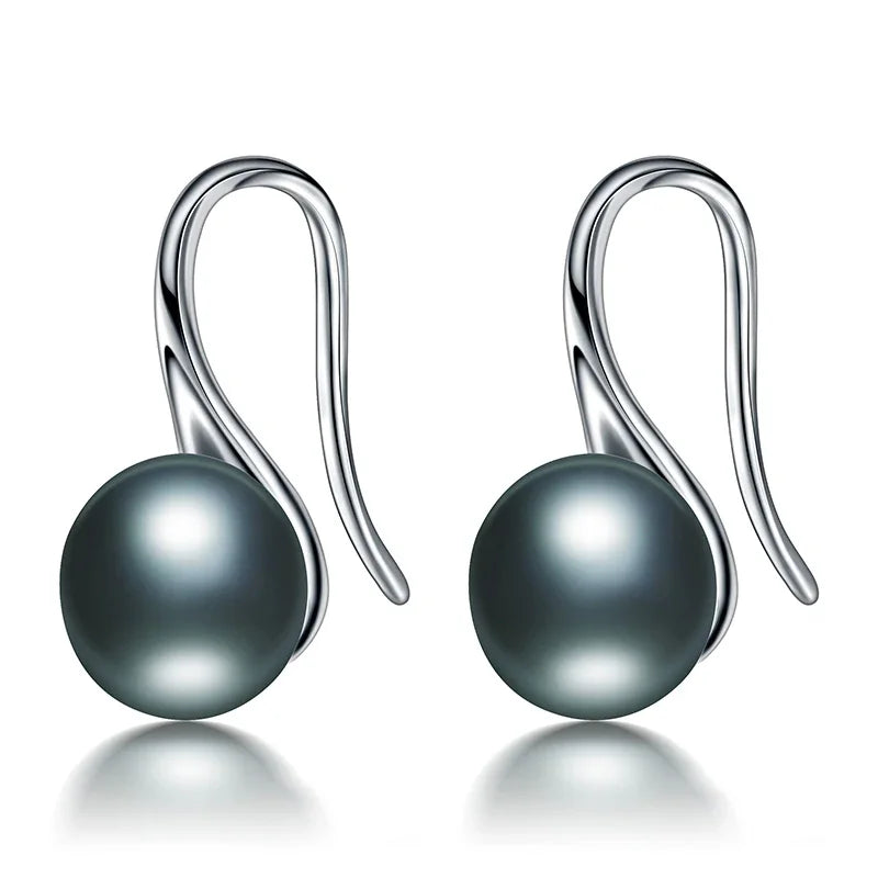 Dainashi Freshwater Pearl Earrings | 925 Sterling Silver Drop Earrings for Women