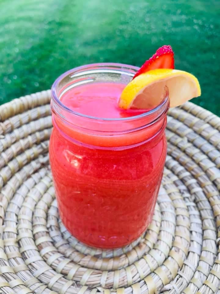 Strawberry Lemonade Sea Moss Gel – Organic, Wildcrafted from St. Lucia