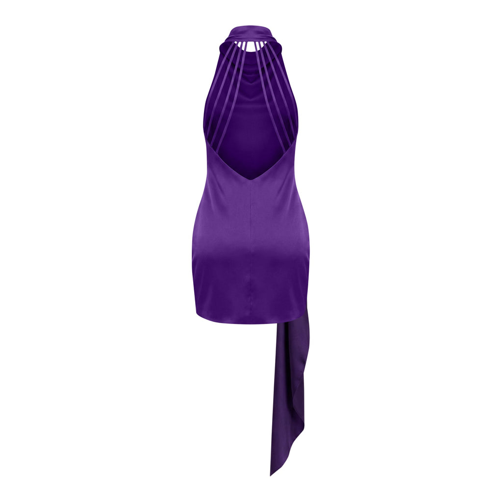 THE FÊTE - PURPLE COCKTAIL DRESS