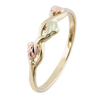 Three Leaves - Black Hills Gold Ladies Ring