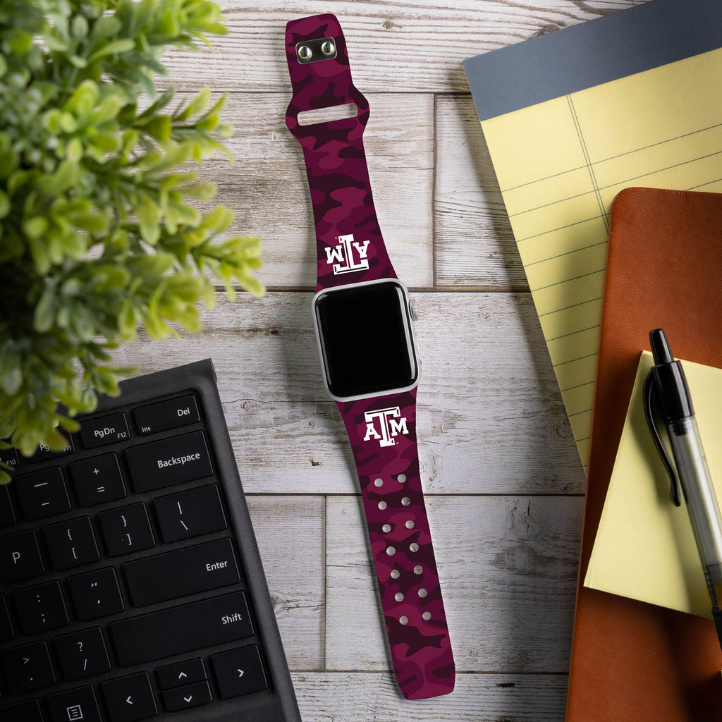 Texas A&M Aggies HD Apple Watch Band