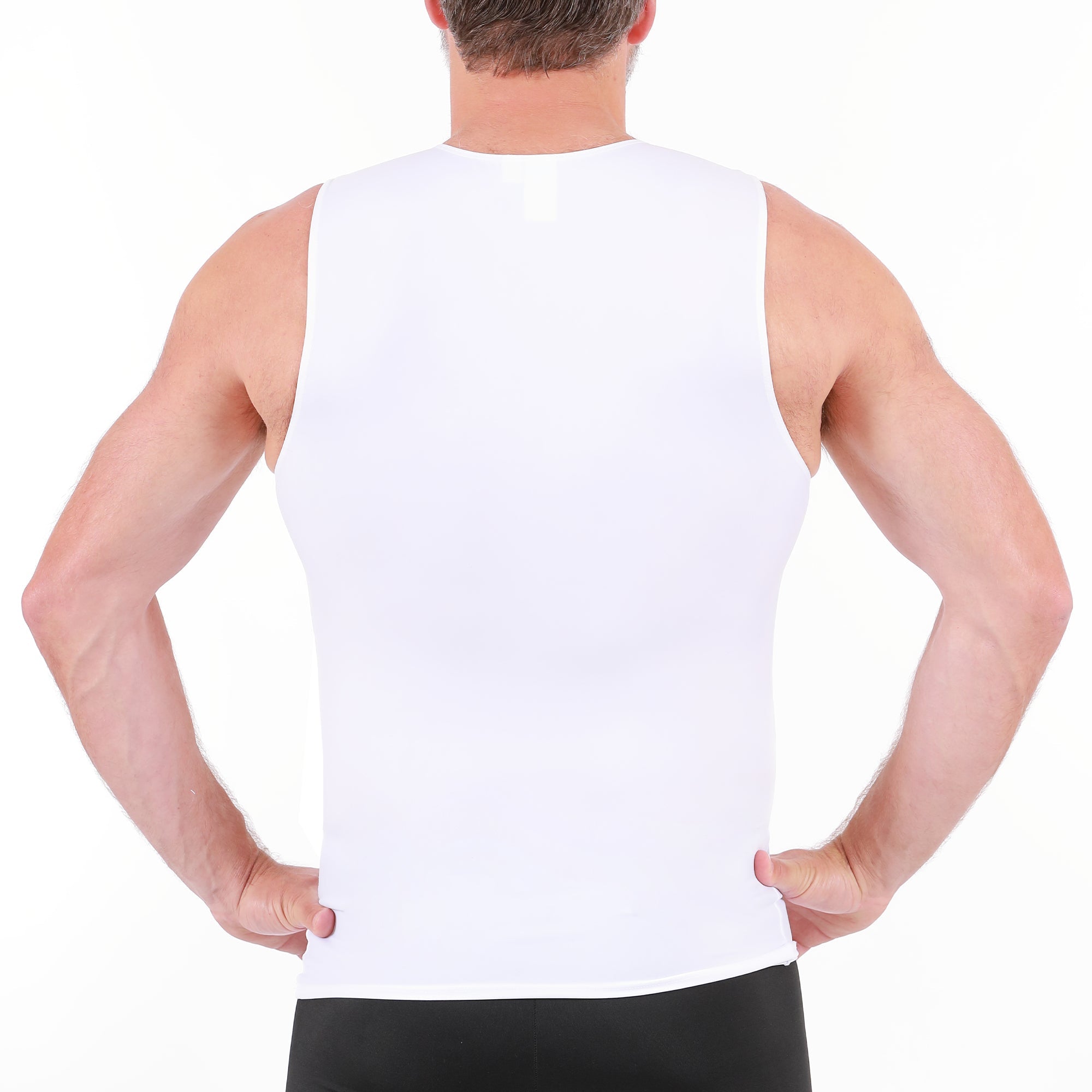 Insta Slim Big & Tall Compression V-Neck Tank VS00N1BT