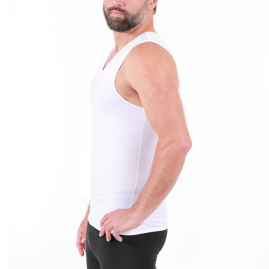Insta Slim Big & Tall Compression V-Neck Tank VS00N1BT