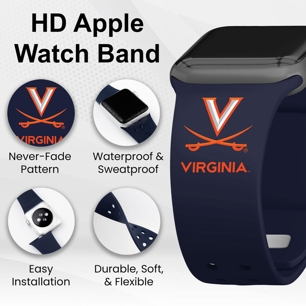 Virginia Cavaliers HD Apple Watch Band