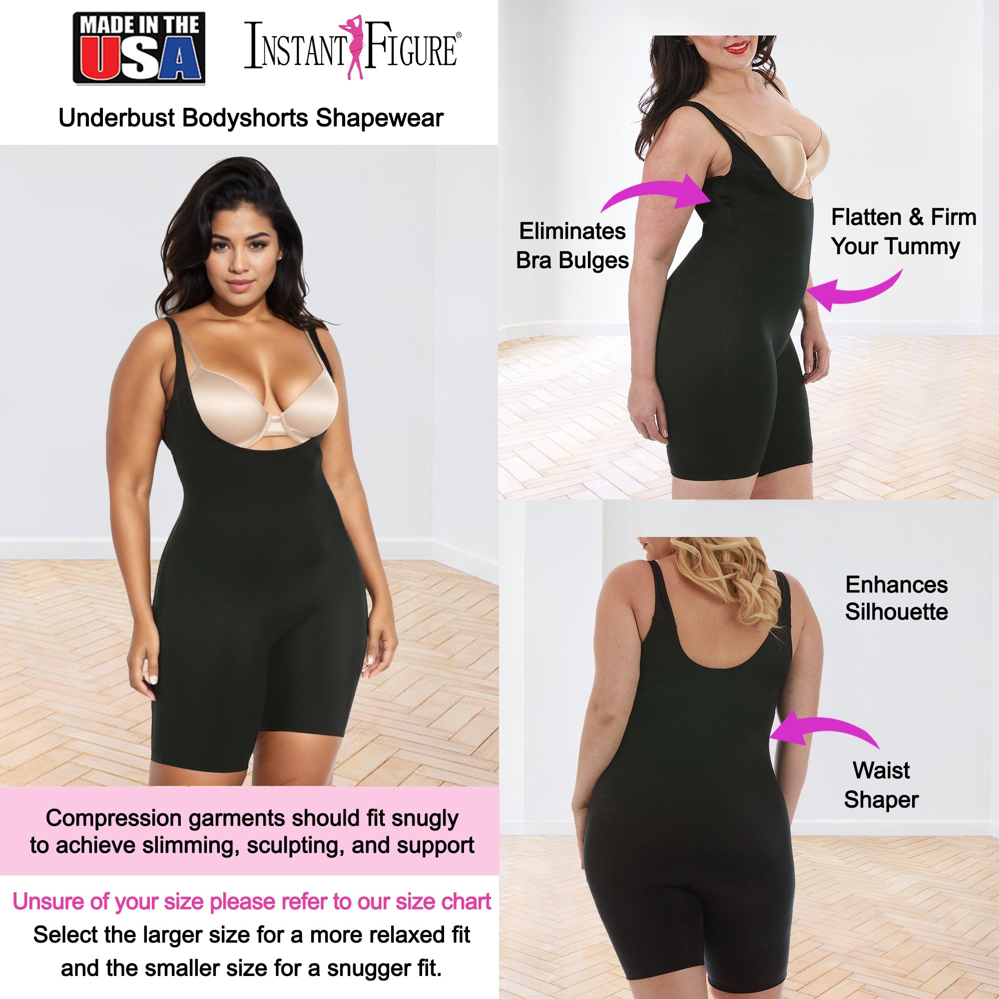InstantFigure Underbust Bodyshorts Shapewear WB40161