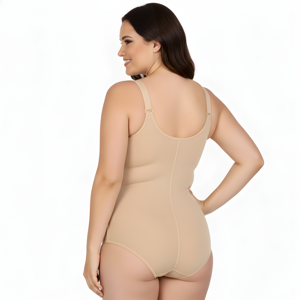 InstantFigure Plus Size Undersbust Brief with adj Bra Straps WBBS009C