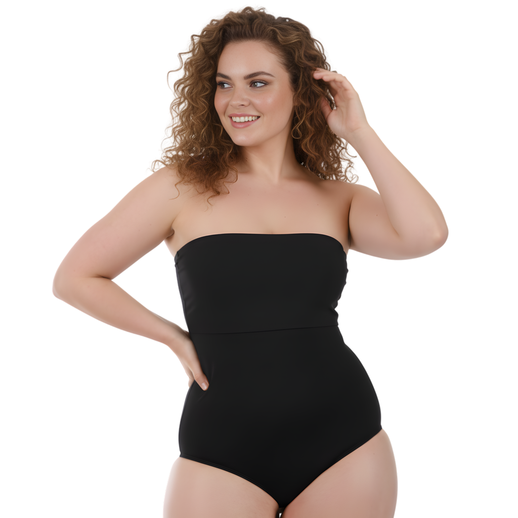 Plus Size InstantFigure Bandeau Brief Bodysuit Shapewear WBS012C