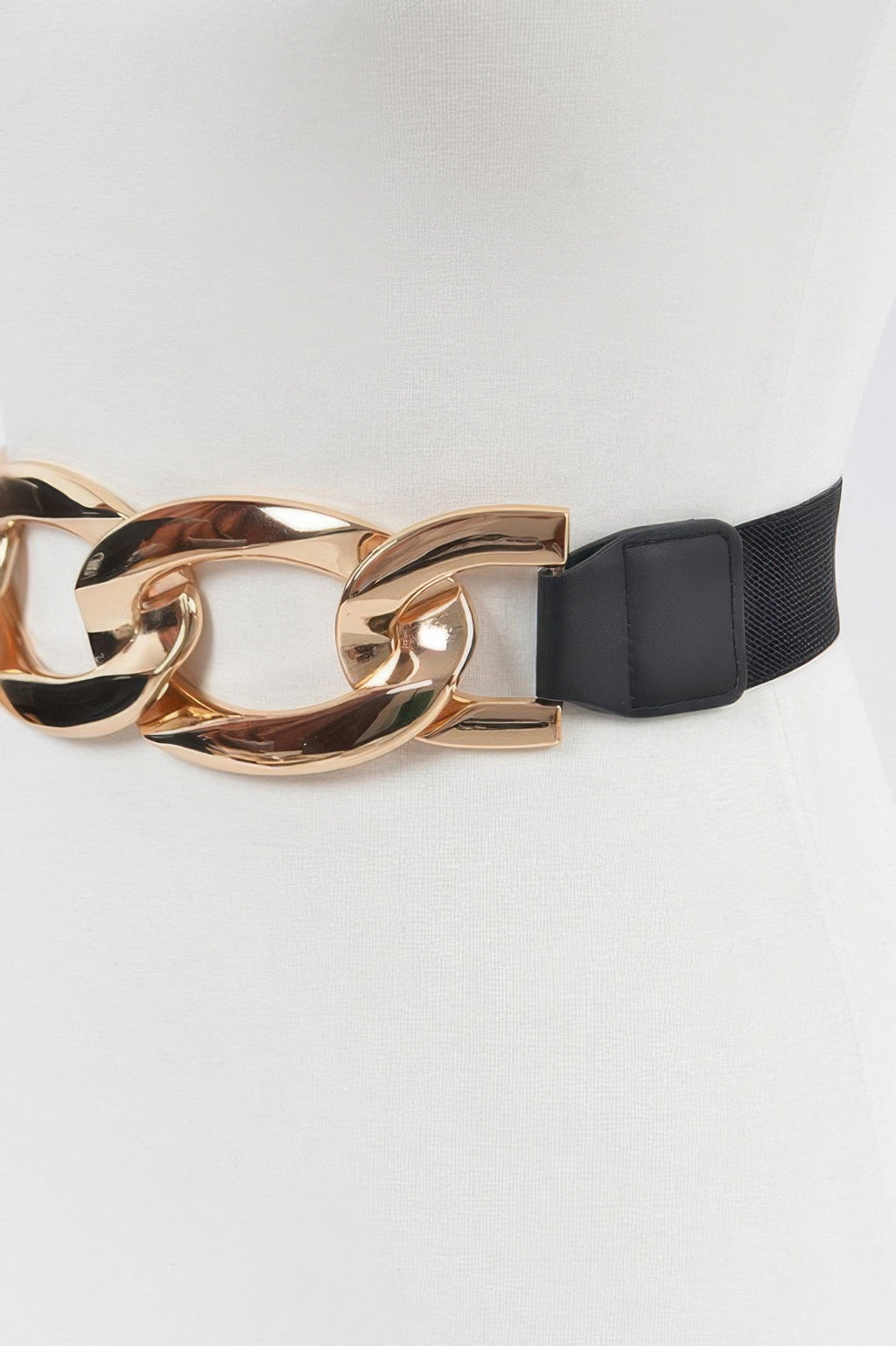 Oversized Chain Plus Size Elastic Belt