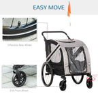 2-In-1 Pet Bike Trailer Stroller