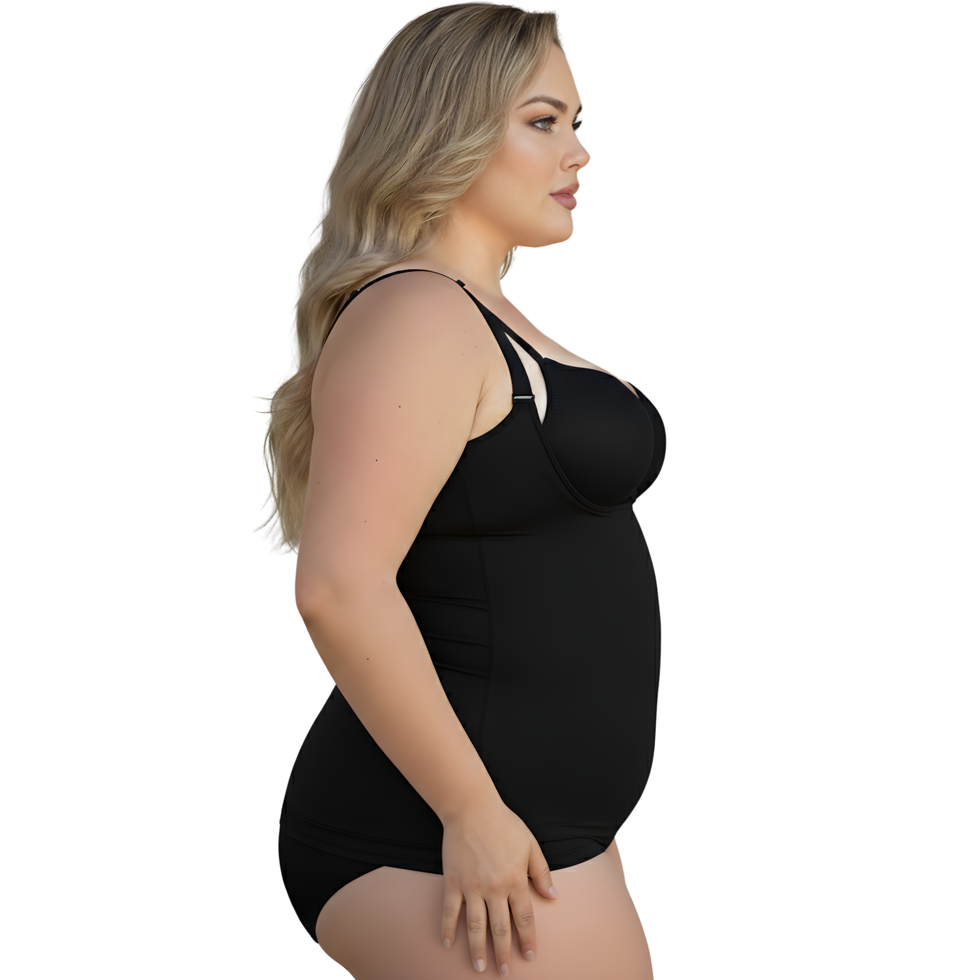 InstantFigure Underbust Tank Top with Bra Straps WTBS004