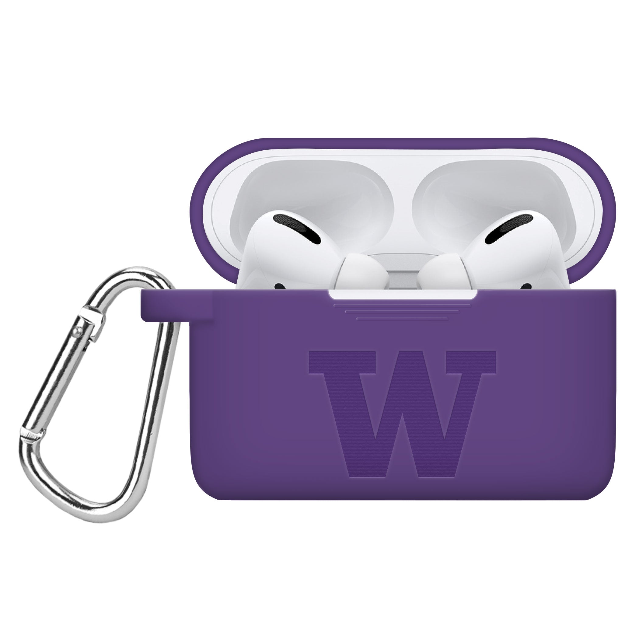 Washington Huskies Engraved AirPods Pro 1 & 2 Case Cover