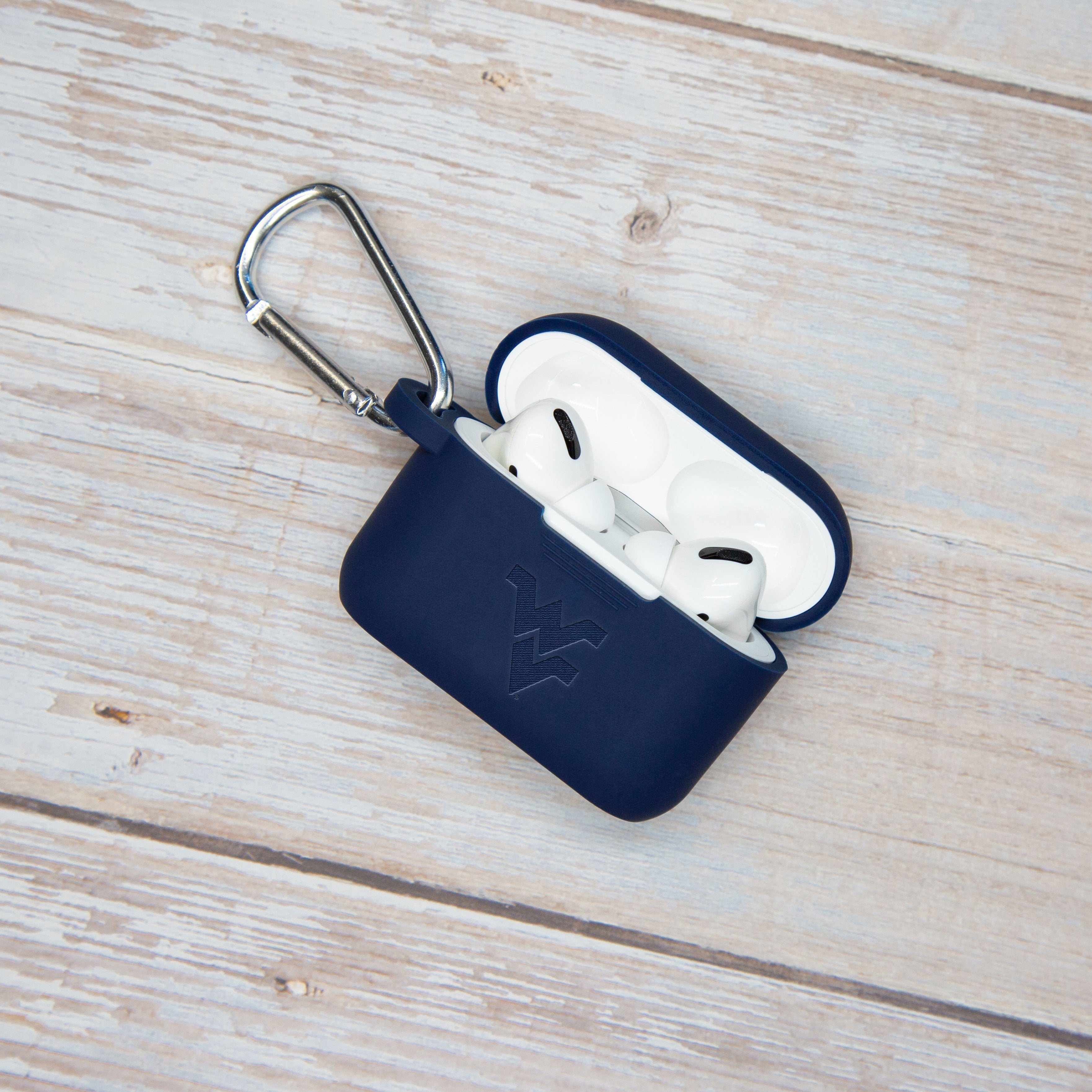 West Virginia Mountaineers Engraved AirPods Pro 1 & 2 Case Cover
