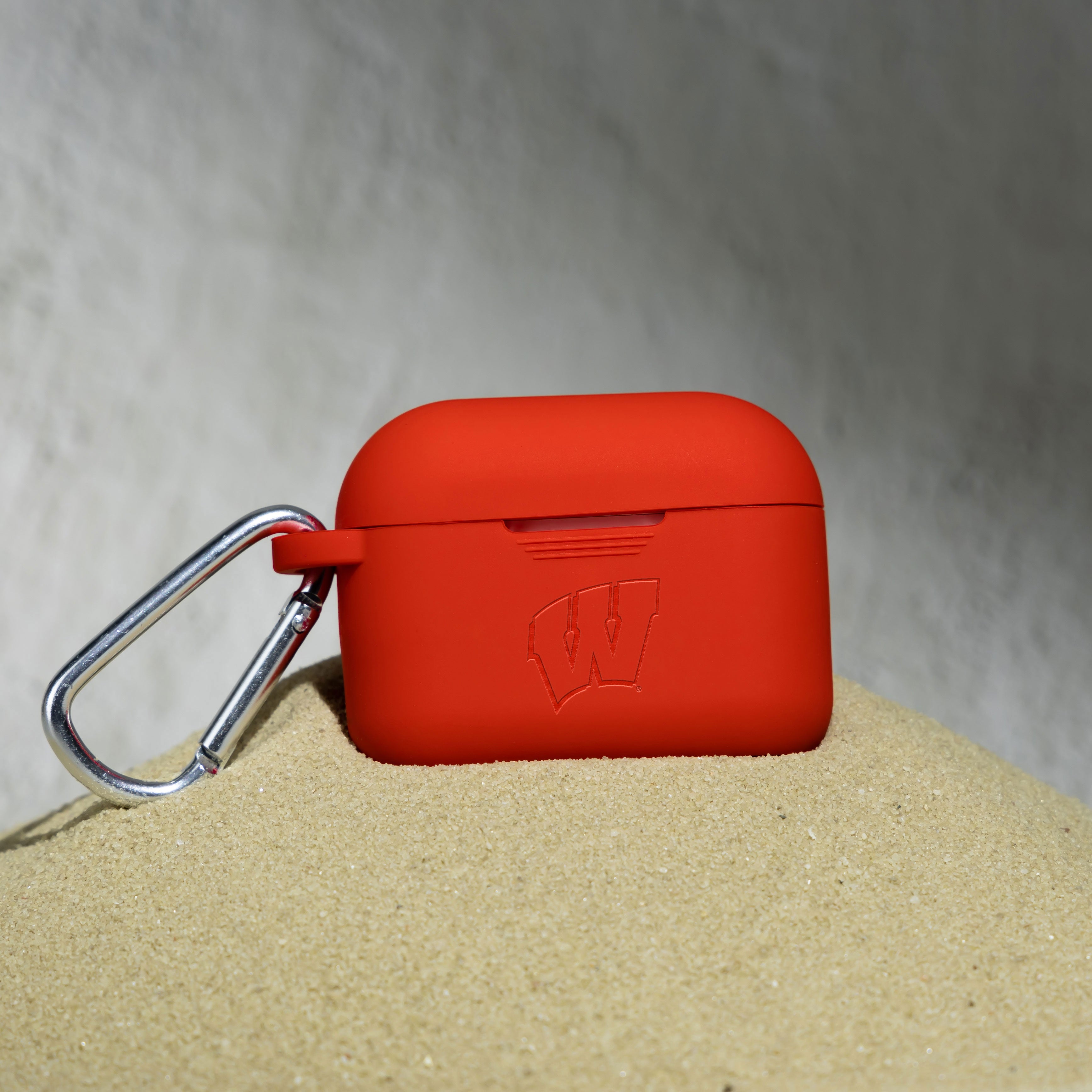 Wisconsin Badgers Engraved AirPods Pro 1 & 2 Case Cover