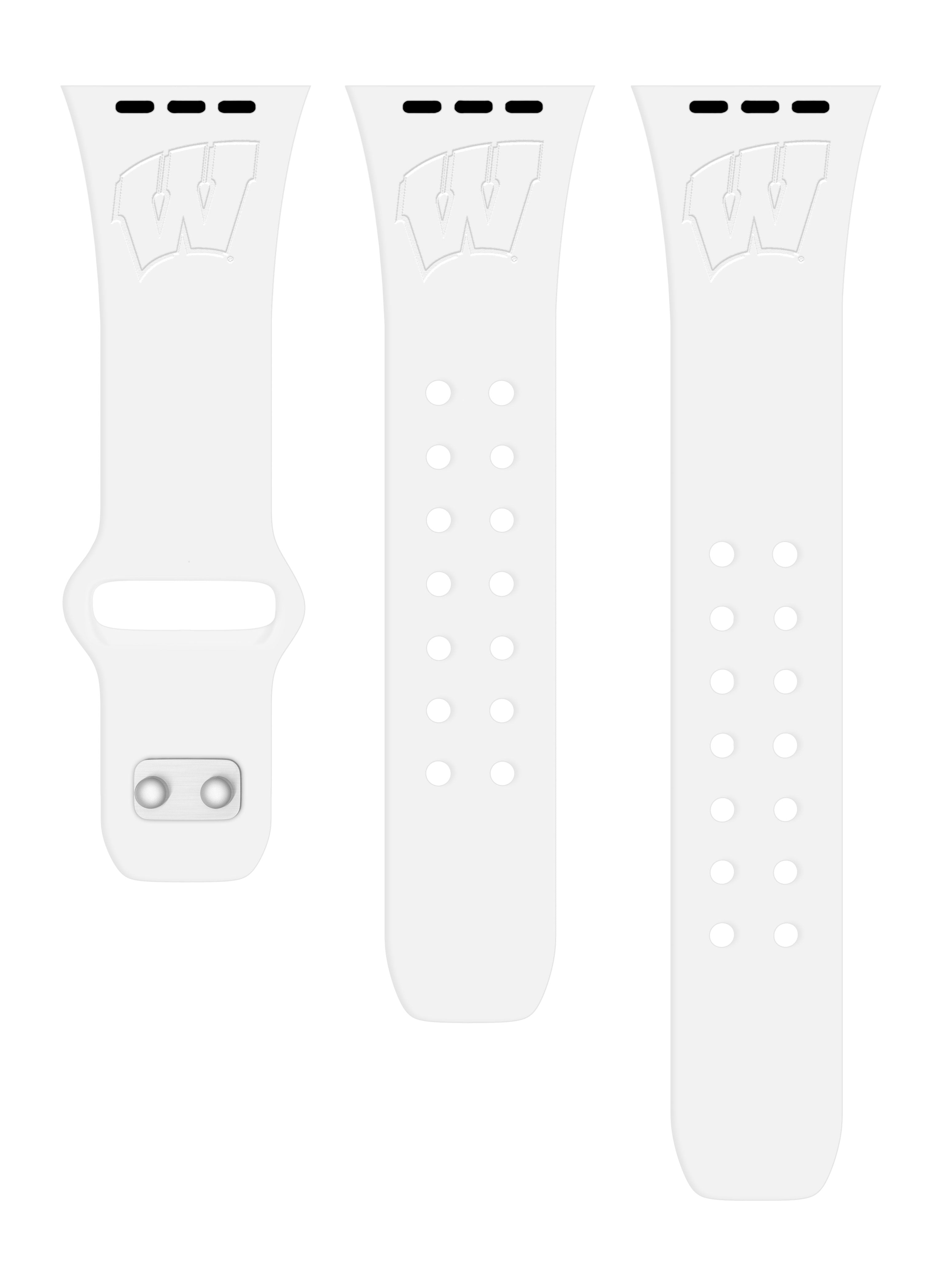 Wisconsin Badgers Engraved Apple Watch Band