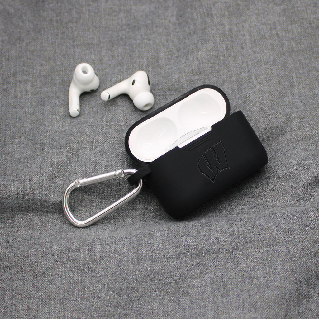 Wisconsin Badgers Engraved AirPods Pro 1 & 2 Case Cover