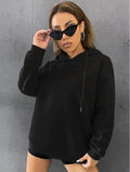 Women's Long-sleeved Solid Color Pullover Sweater