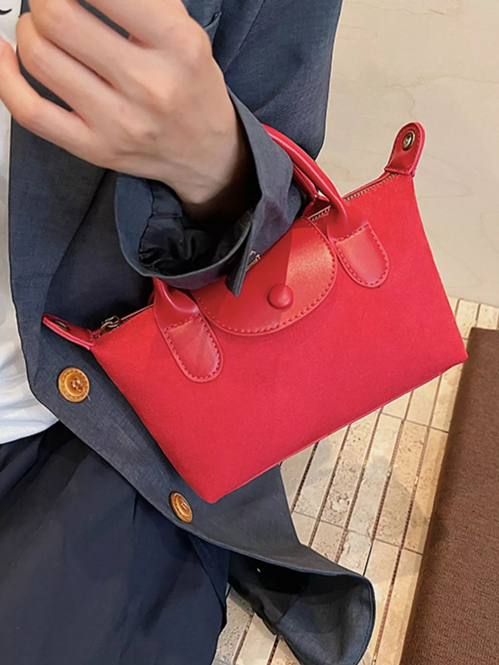 Top Handle Crossbody Bag