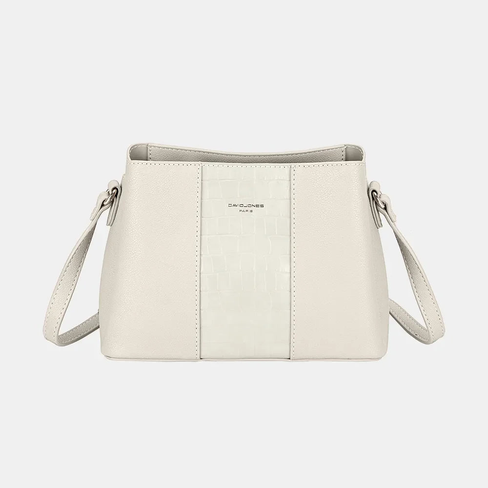 David Jones PU Leather Crossbody Bag