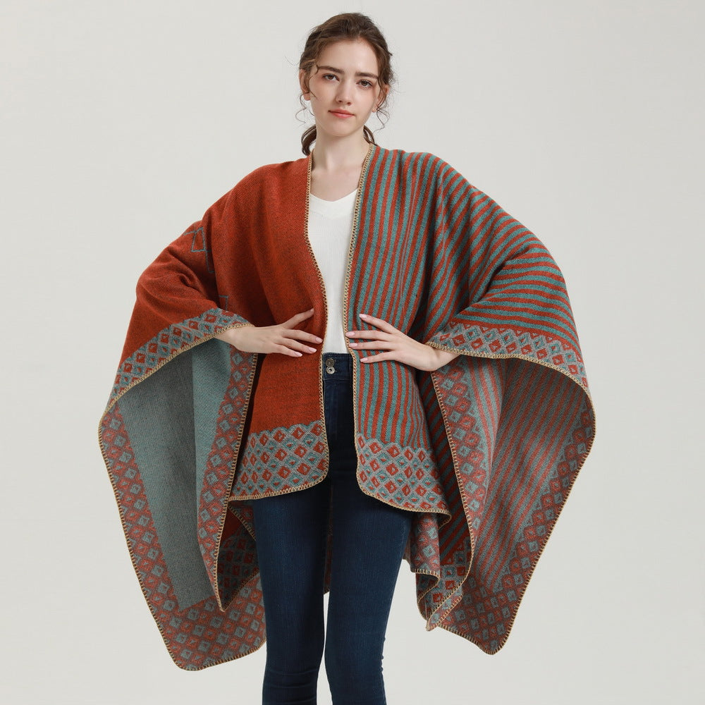 Womens Autumn And Winter Shawl