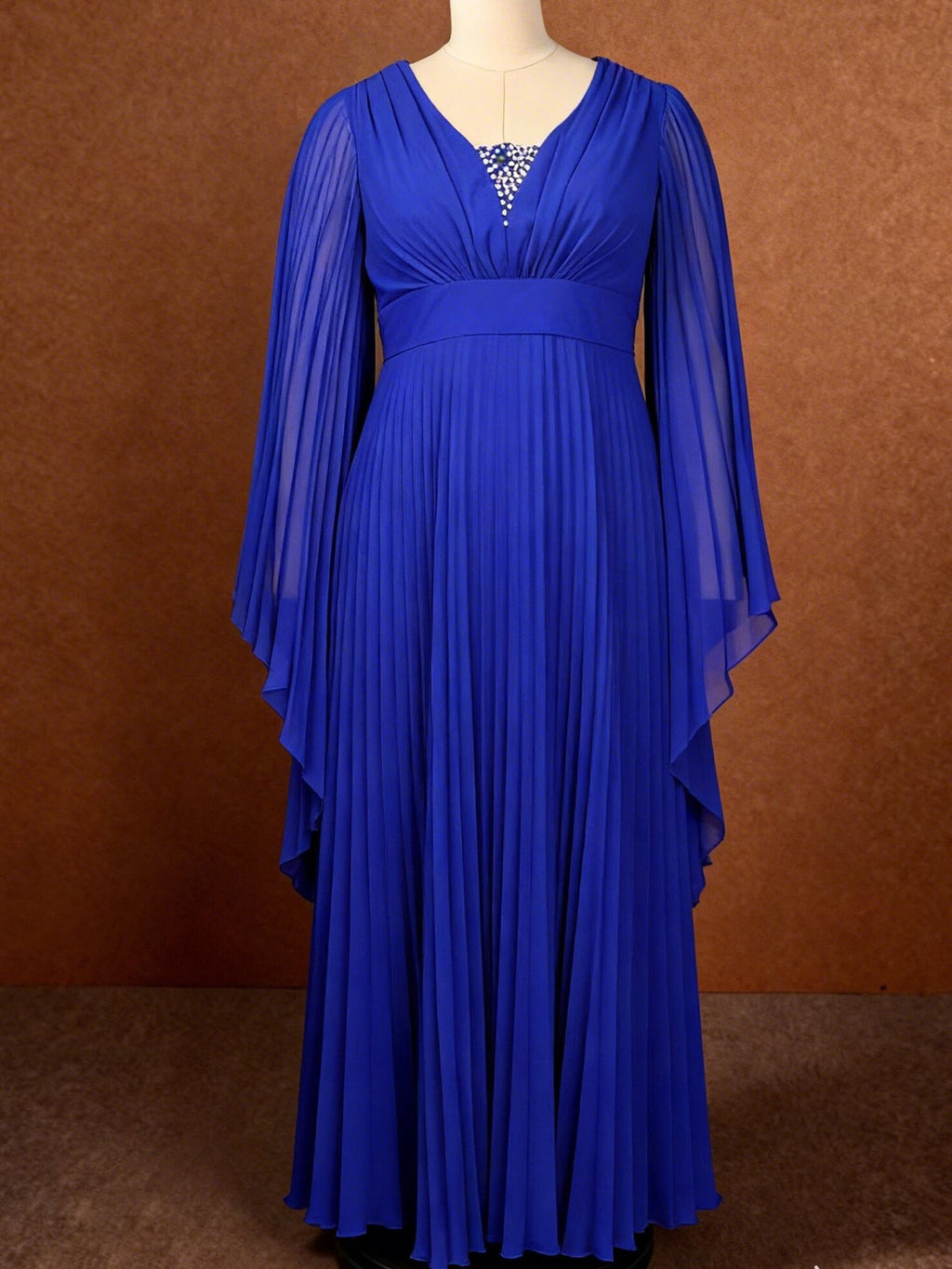 Plus-size Womens Batwing-sleeve Dress