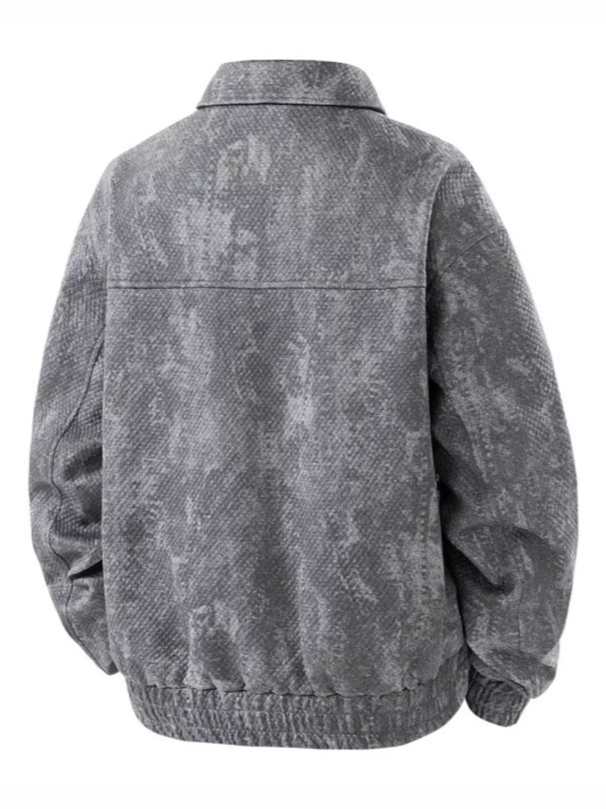Men's Plus Size Casual Snap-Down Jacket