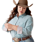 Ariat Women's Kirby Wrinkle-Free Long Sleeve Shirt – Figure-Flattering, Equestrian Performance Top