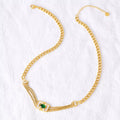 18K Gold-Plated Geometric Necklace