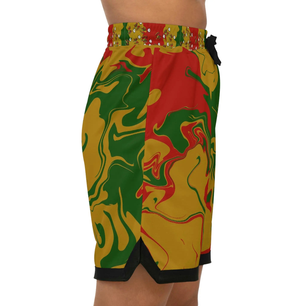 Rasta Rooster Camouflage Shorts