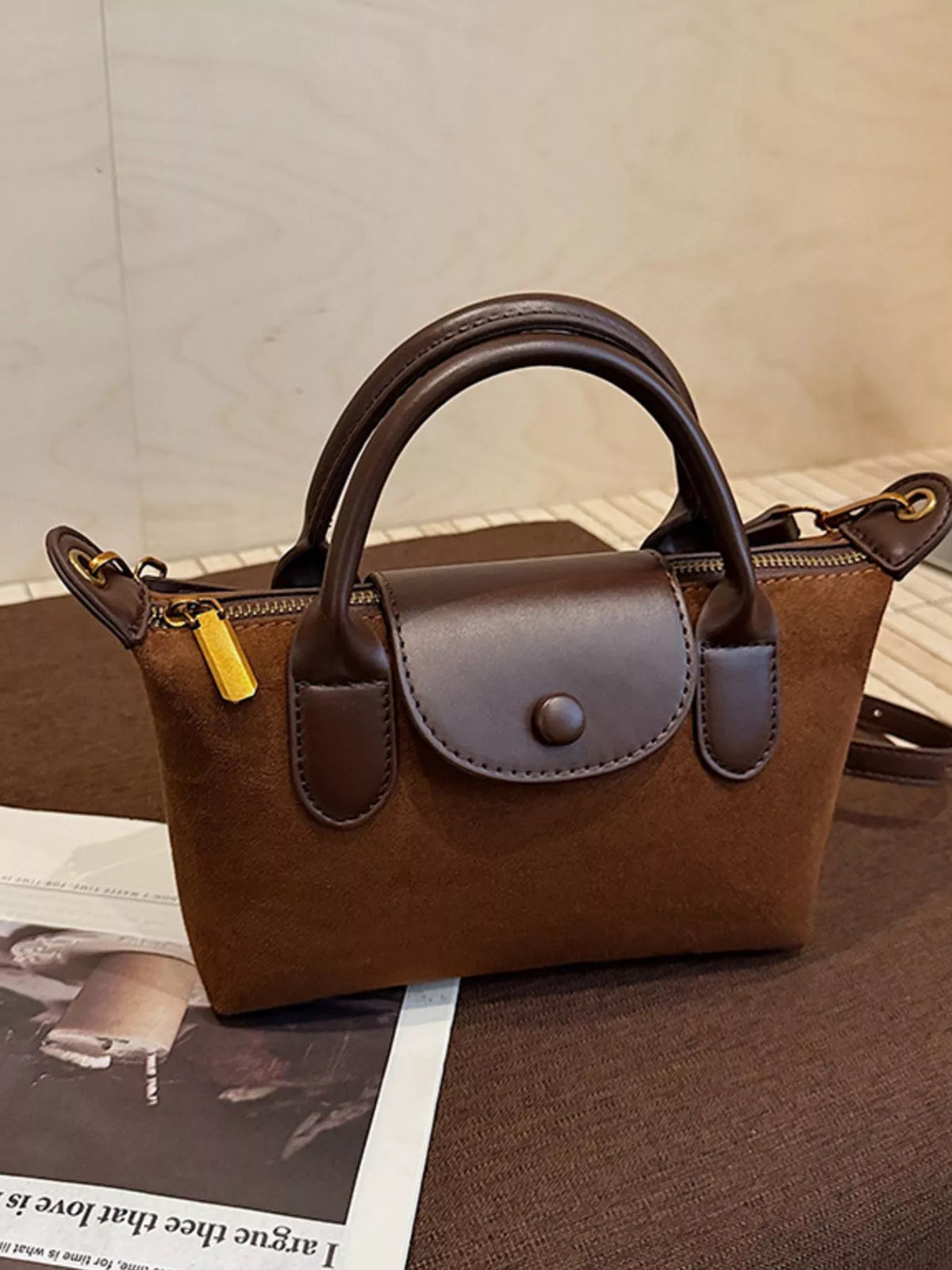 Top Handle Crossbody Bag