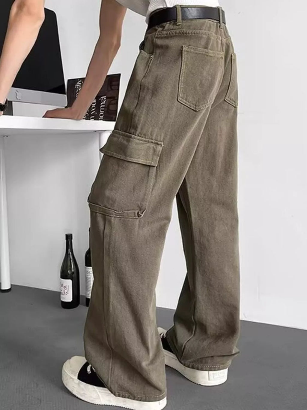 Men's Plus Size Loose Fit Cargo Pants