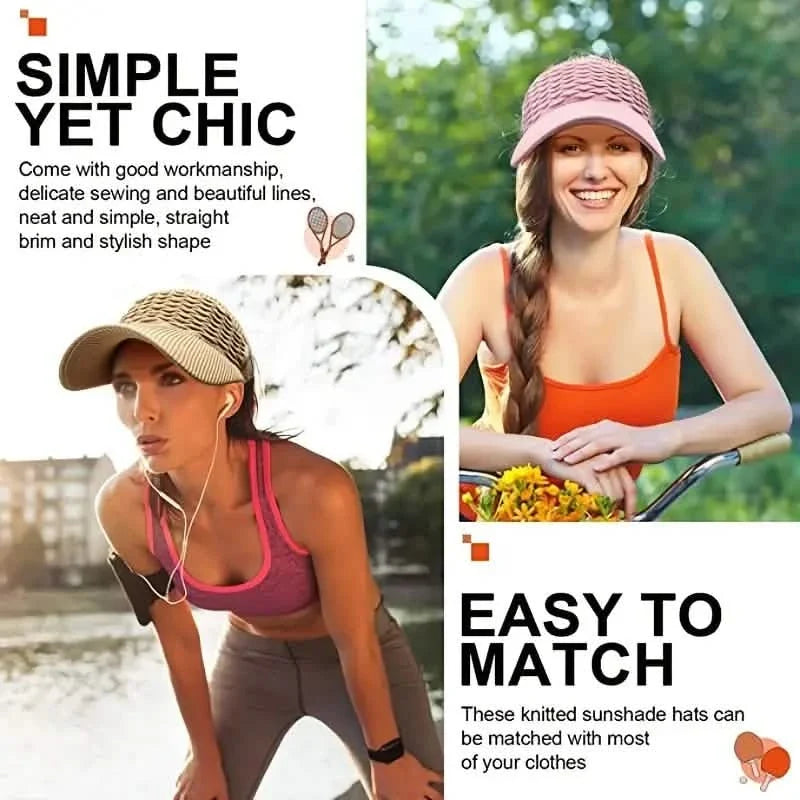 Breathable Sun Visor Cap for Outdoor Sports