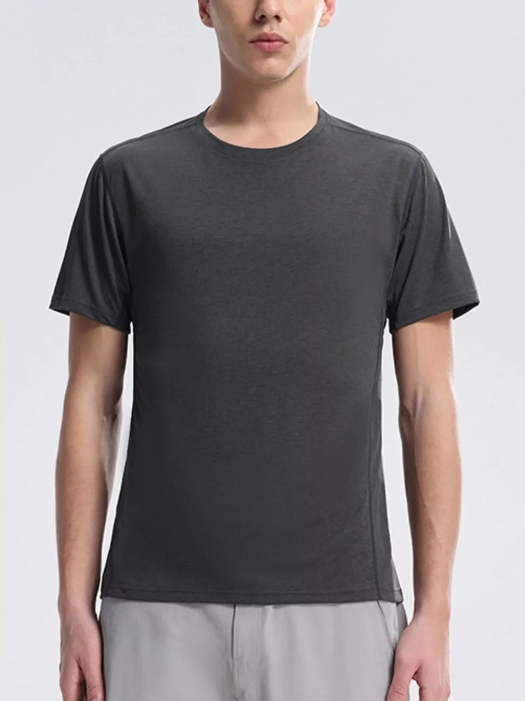 Men's Plus Size Round Neck Quick-Dry T-Shirt