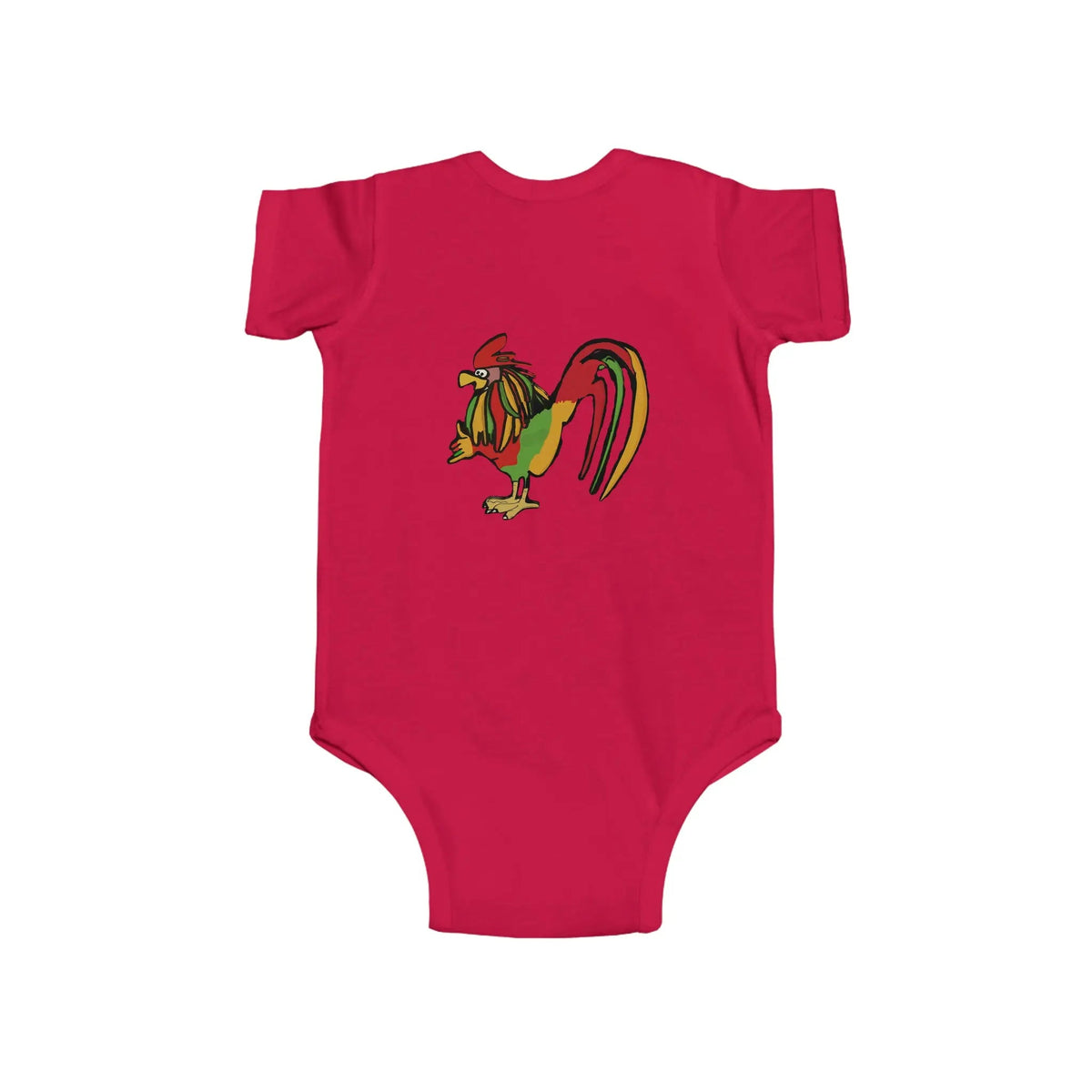 Infant Rasta Rooster Jersey Bodysuit