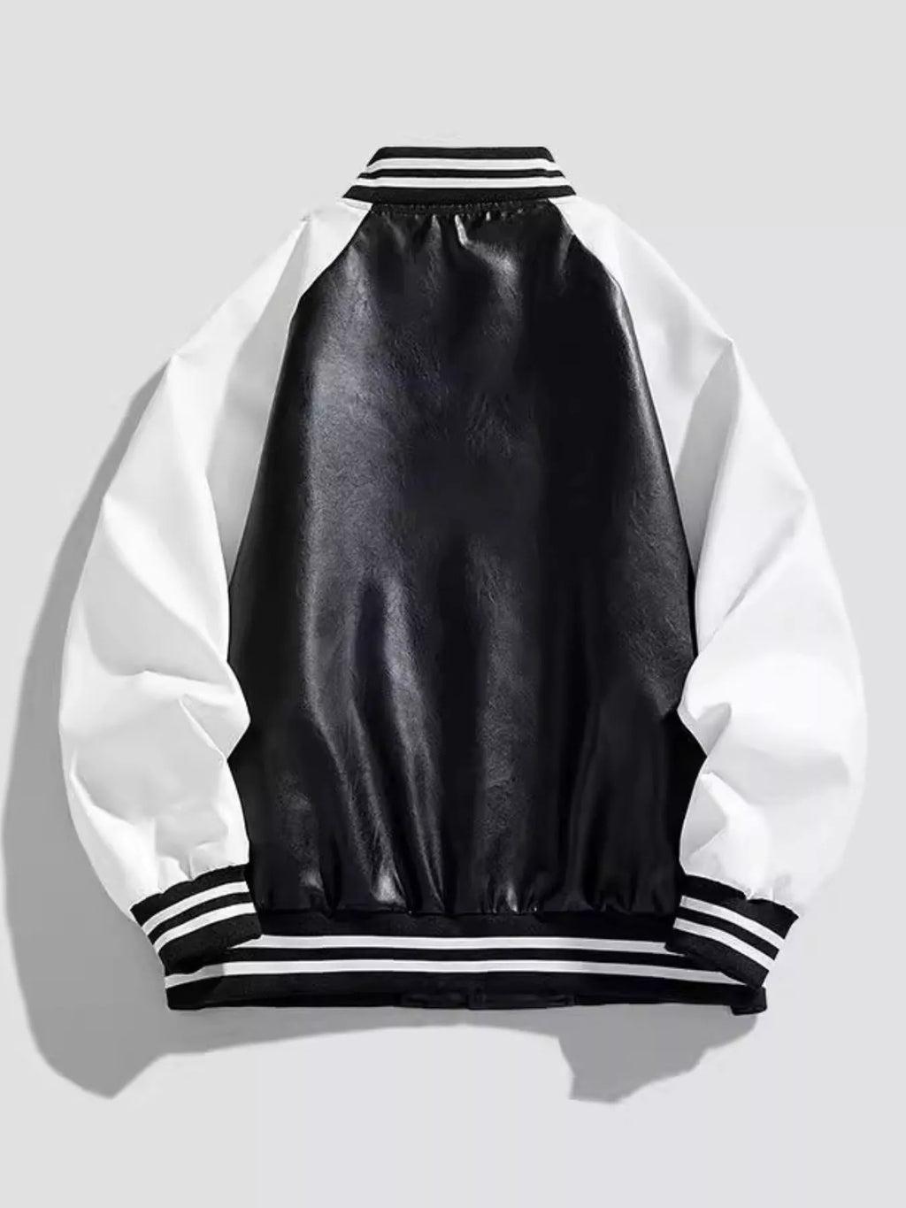 Men's Plus Size Snap Down Long Sleeve Jacket