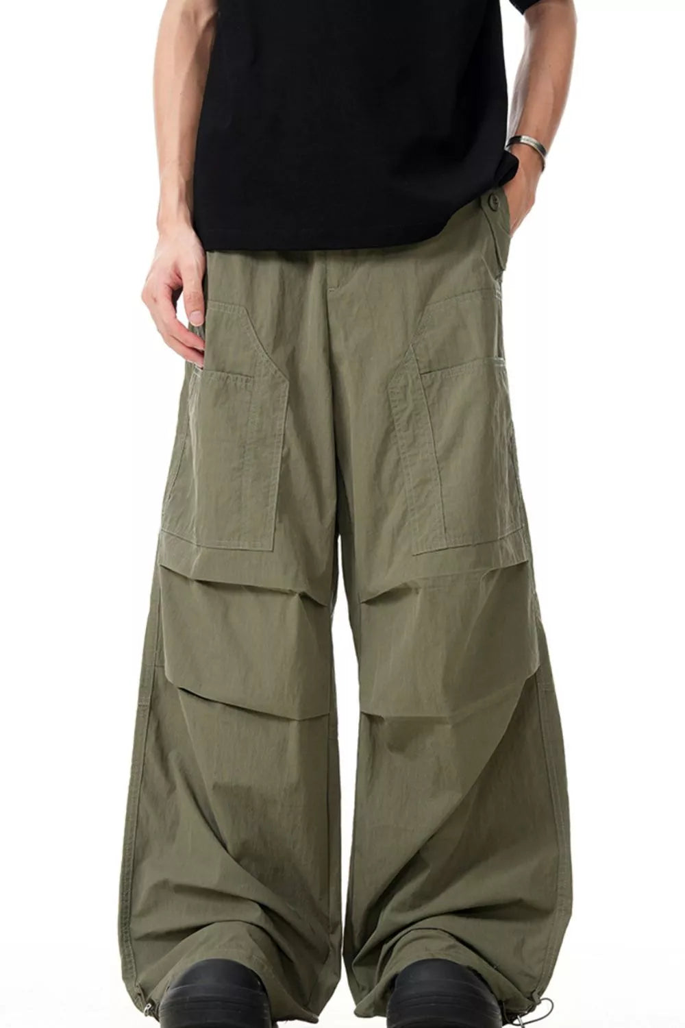 Men's Loose Fit Multi-Pocket Cargo Pants