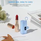 Mini Capsule Power Bank, 5000mAh Portable Charger