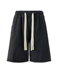 Men's Plus Size Loose Fit Wash Denim Shorts