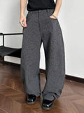 Men's Wide Leg Plaid Pants