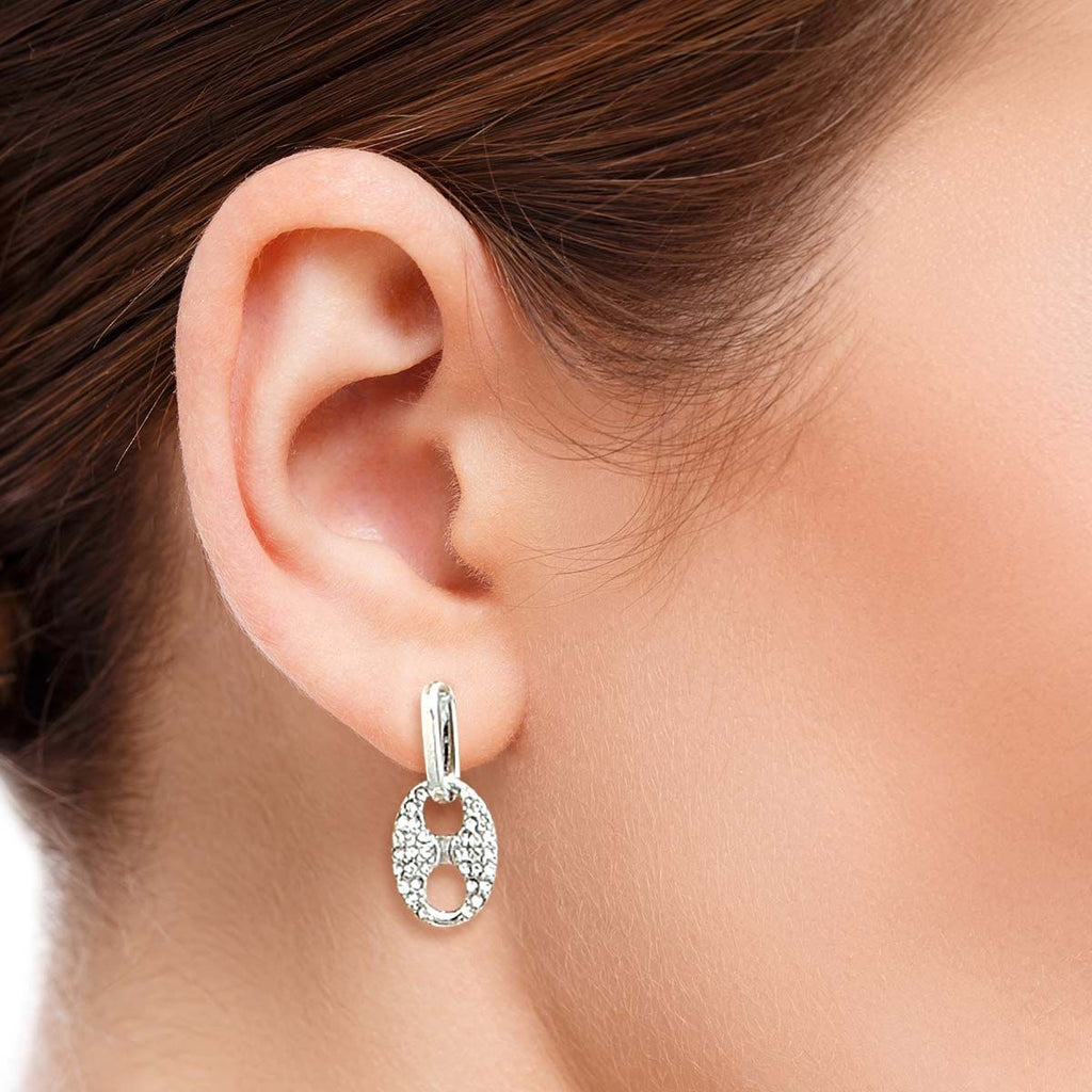 Statement Silver Mariner Earrings – Trendy Fashion Jewelry Accessory