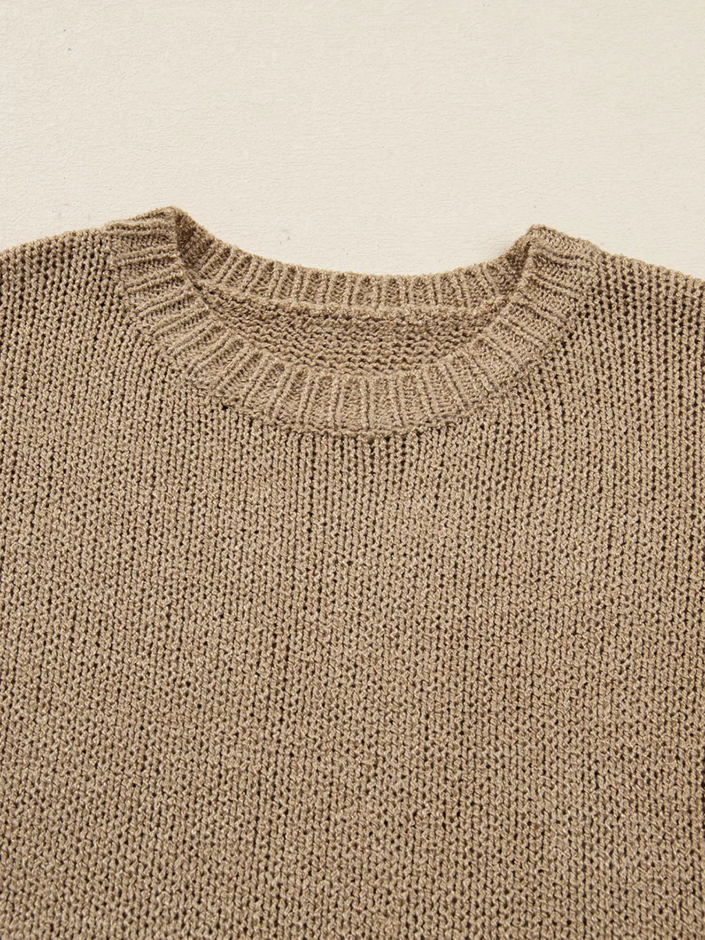 Oversize Drop Shoulder Slouchy Sweater Dress