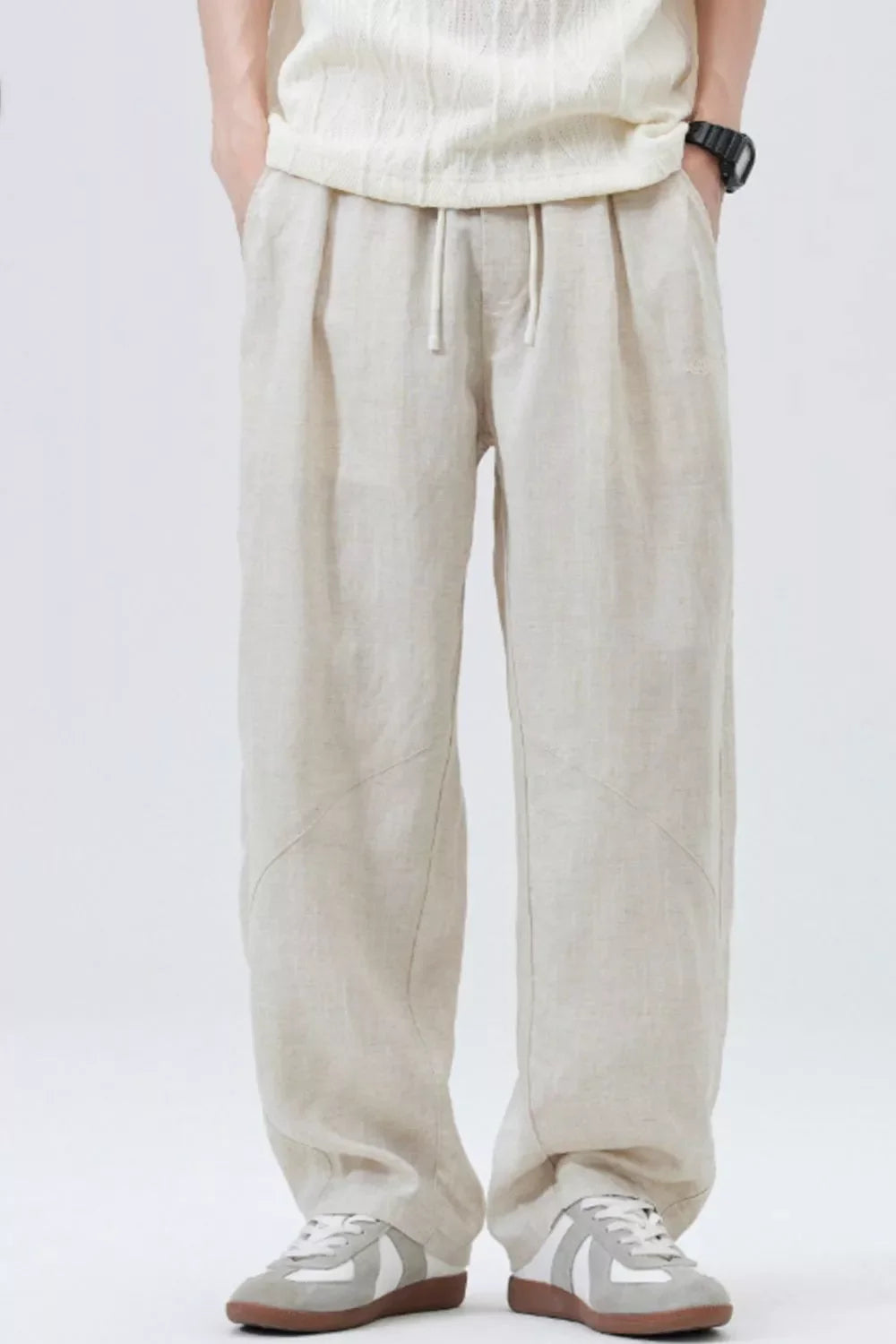Men's Loose Fit Drawstring Casual Pants