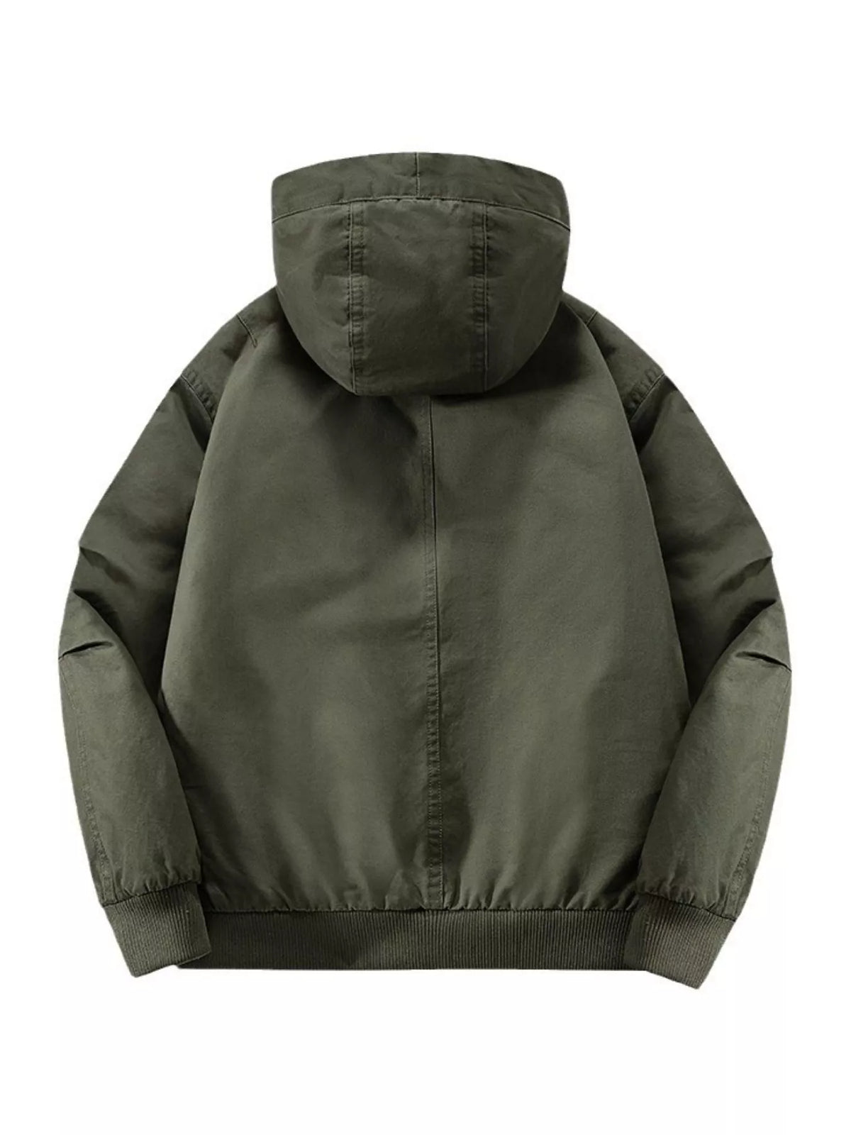 Men's Plus Size Hooded Fleece Lined Winter Jacket