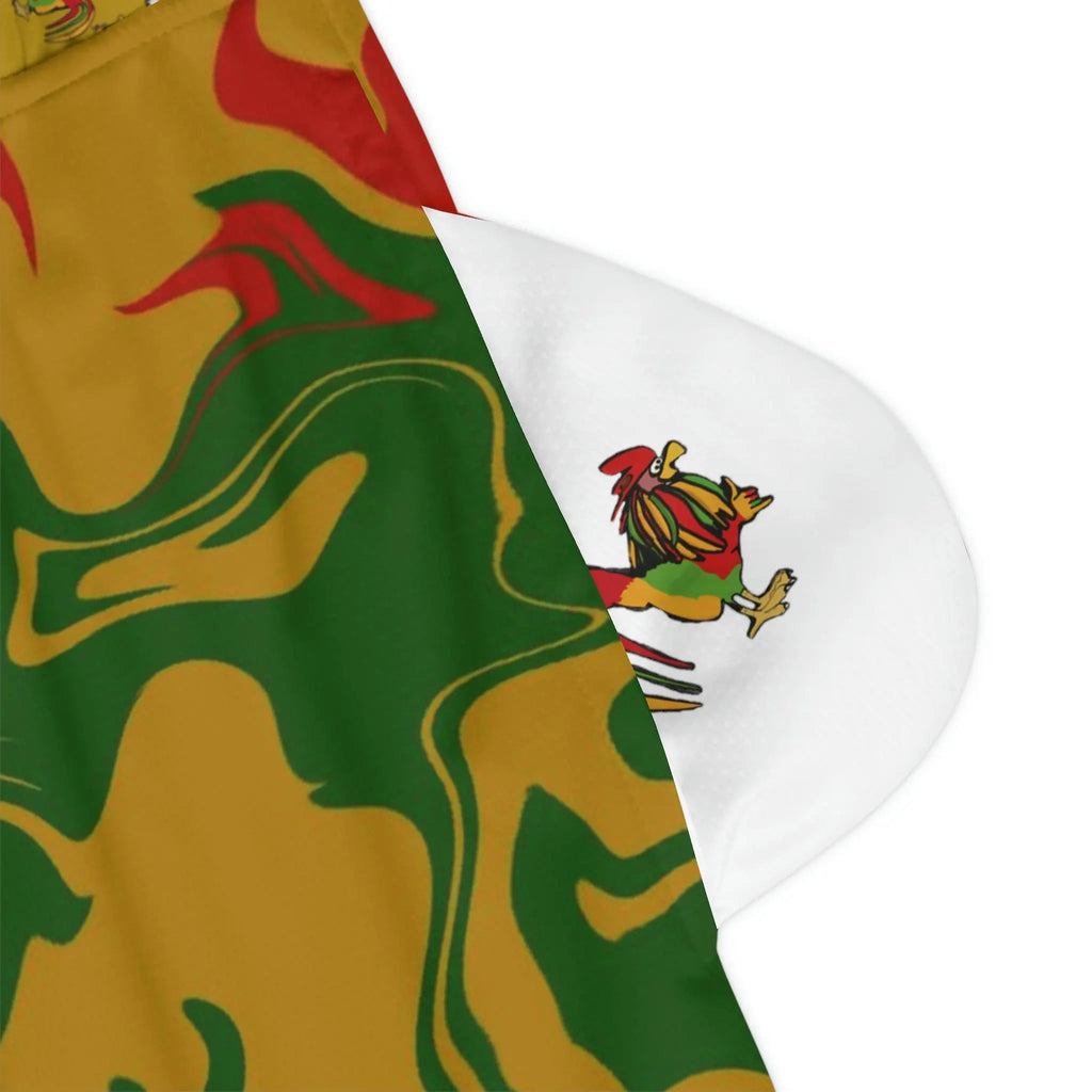Rasta Rooster Camouflage Shorts