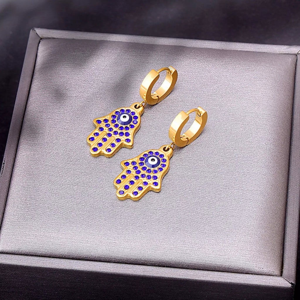 18K Gold-Plated Hand Charm Jewelry Set