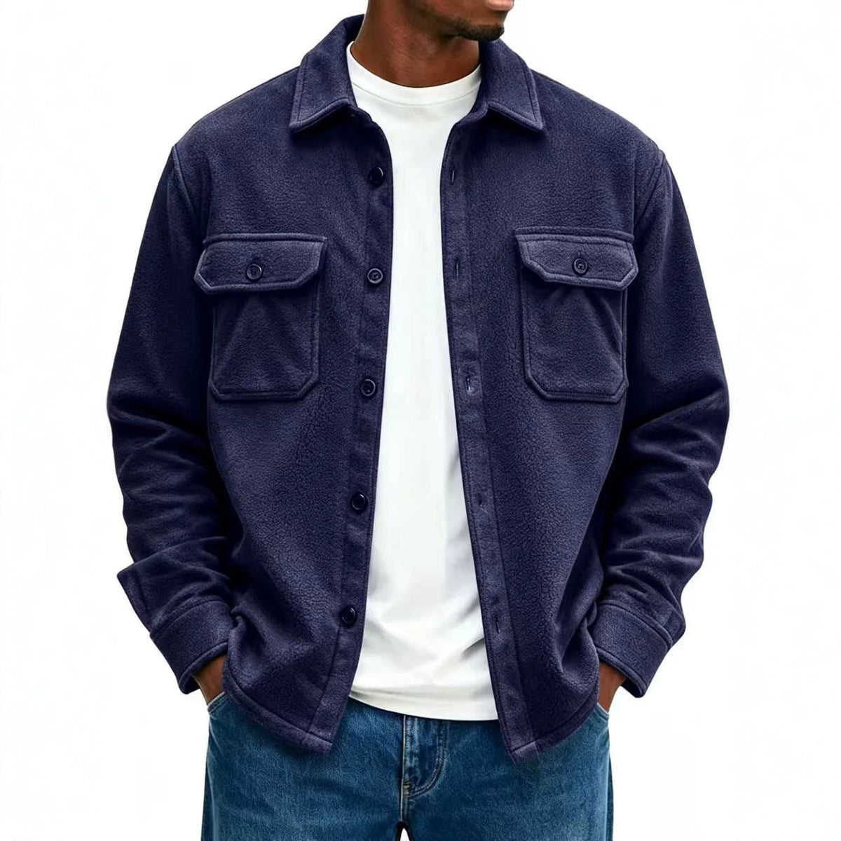 Men's Casual Loose-fit Jacket Coat