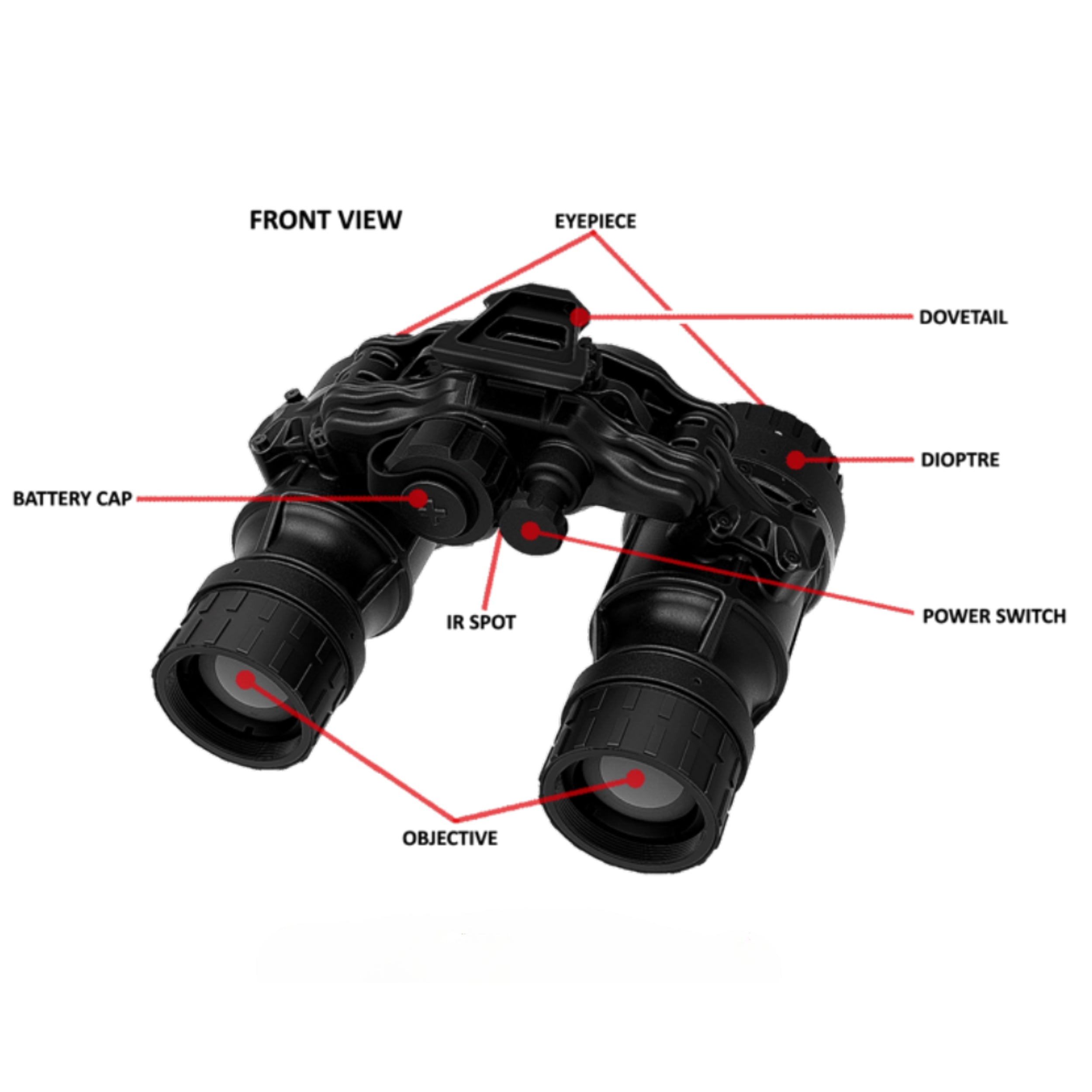DTNVS | w/ Up to 3000 FOM Gen 3 WP w/ IR Illuminator | Ultralightweight