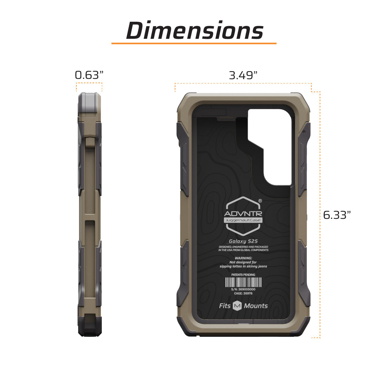 Galaxy S25 ADVNTR Phone Case | Made in USA